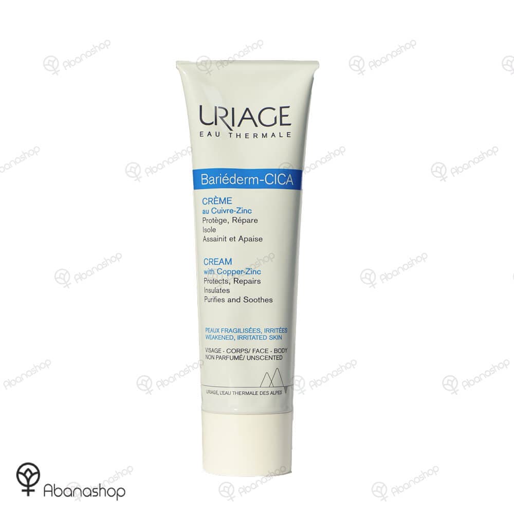 کرم ترمیم کننده زینک سیکا بریدرم اوریاژ | Uriage bariederm cica zinc cream — تصویر ۲