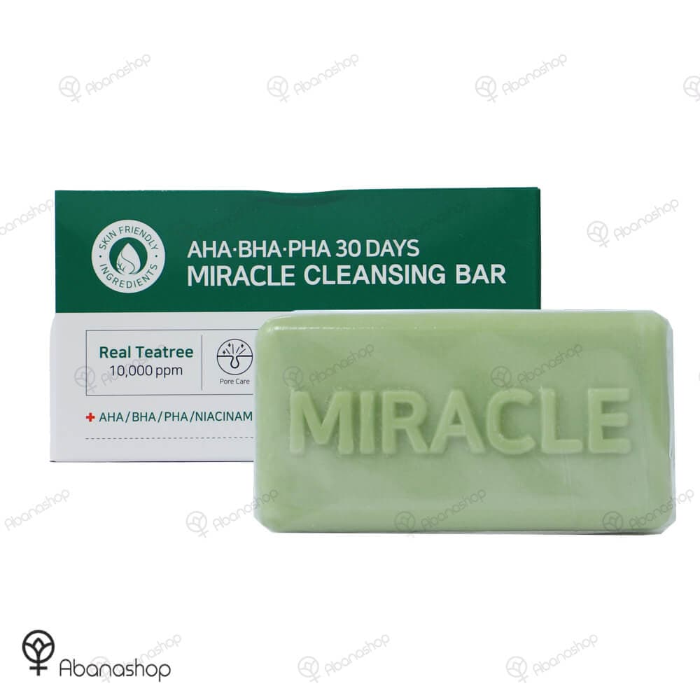 صابون ضد جوش صورت سی روزه میراکل سام بای می | Some by mi miracle 30 days cleansing bar