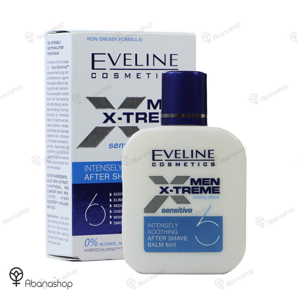 افتر شیو خنک کننده پوست آقایان اکستریم اولاین | Eveline men xtreme cool effect after shave