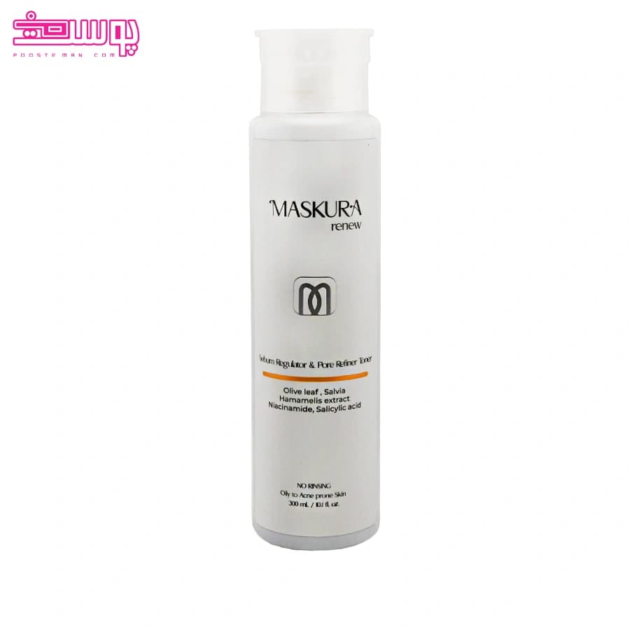 محلول پاک کننده منافذ ماسکورا رنیو حجم 300ml