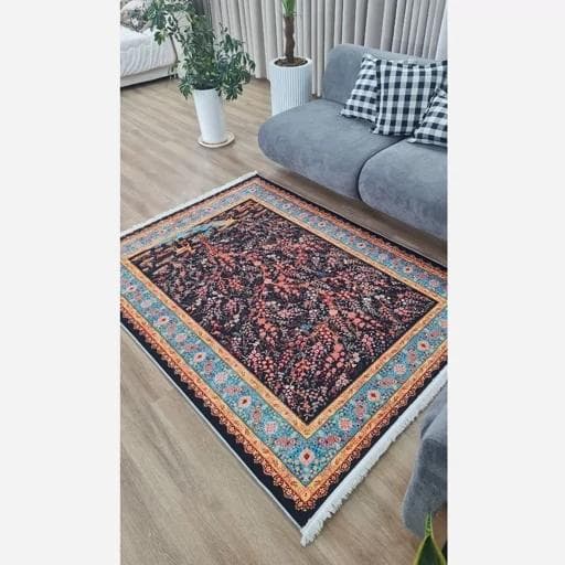 فرش ماشینی چاپی | فرشینه هازان ترک طرح درخت کد 082 (پس کرایه) — تصویر ۷