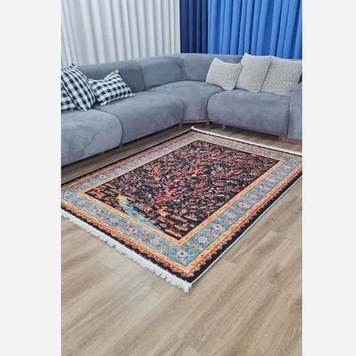 فرش ماشینی چاپی | فرشینه هازان ترک طرح درخت کد 082 (پس کرایه) — تصویر ۵