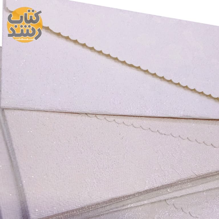 پاکت پول کادویی سفید شاین طرح دار — تصویر ۲