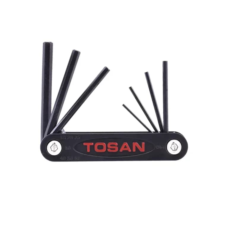 ست آچار آلن شش پر چاقویی 10-2.5 توسن 7 عددی چین TOSAN