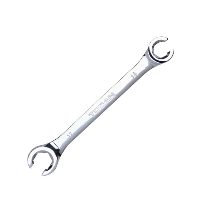 آچار دو سر رینگ چاکدار سایز 19×17 توسن مدل T104-1719 ساخت چین TOSAN