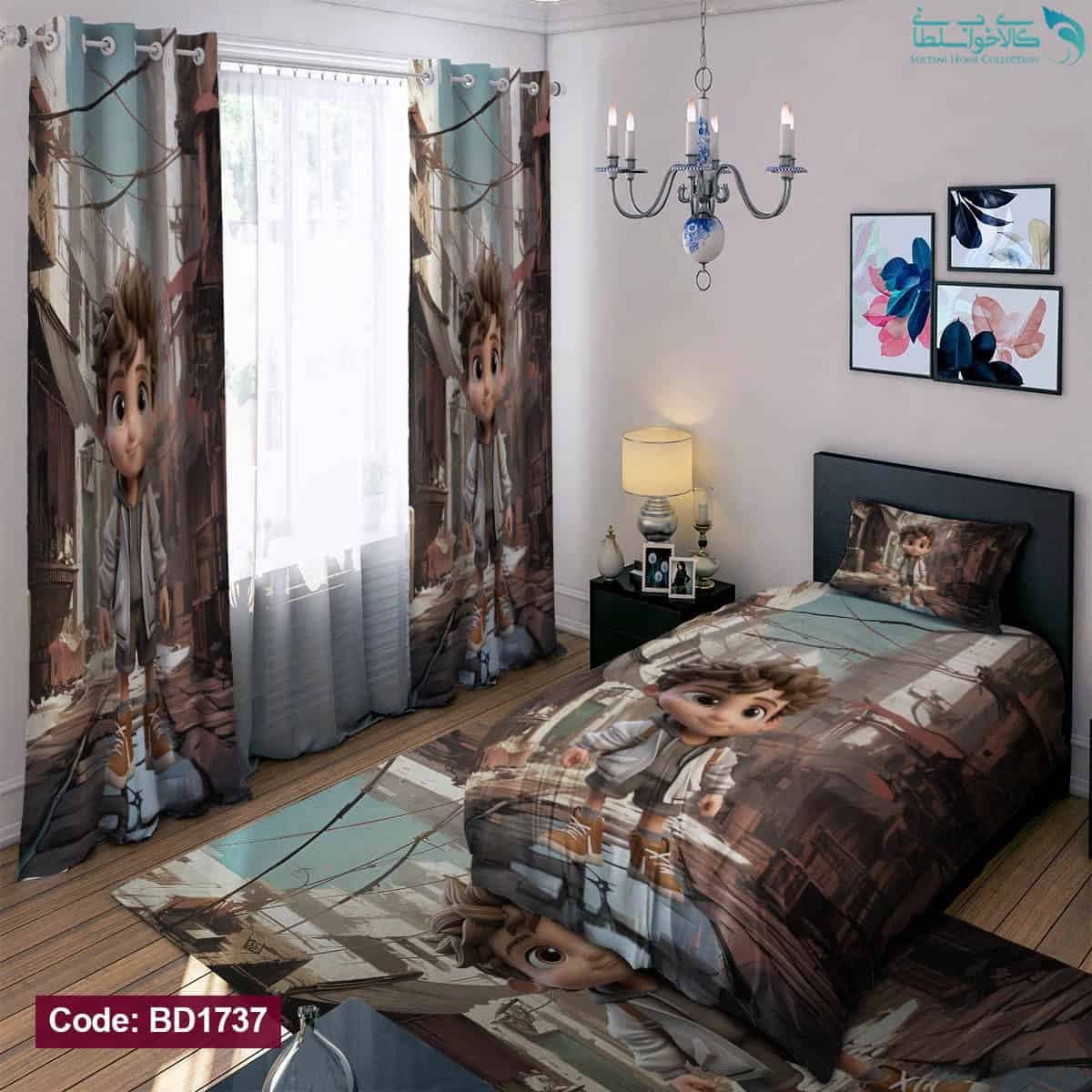 روتختی طرح پسر کوچولو یکنفره کد BD1737