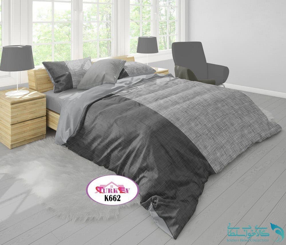 روتختی طرح الیزا دونفره برند Turkev کد K662