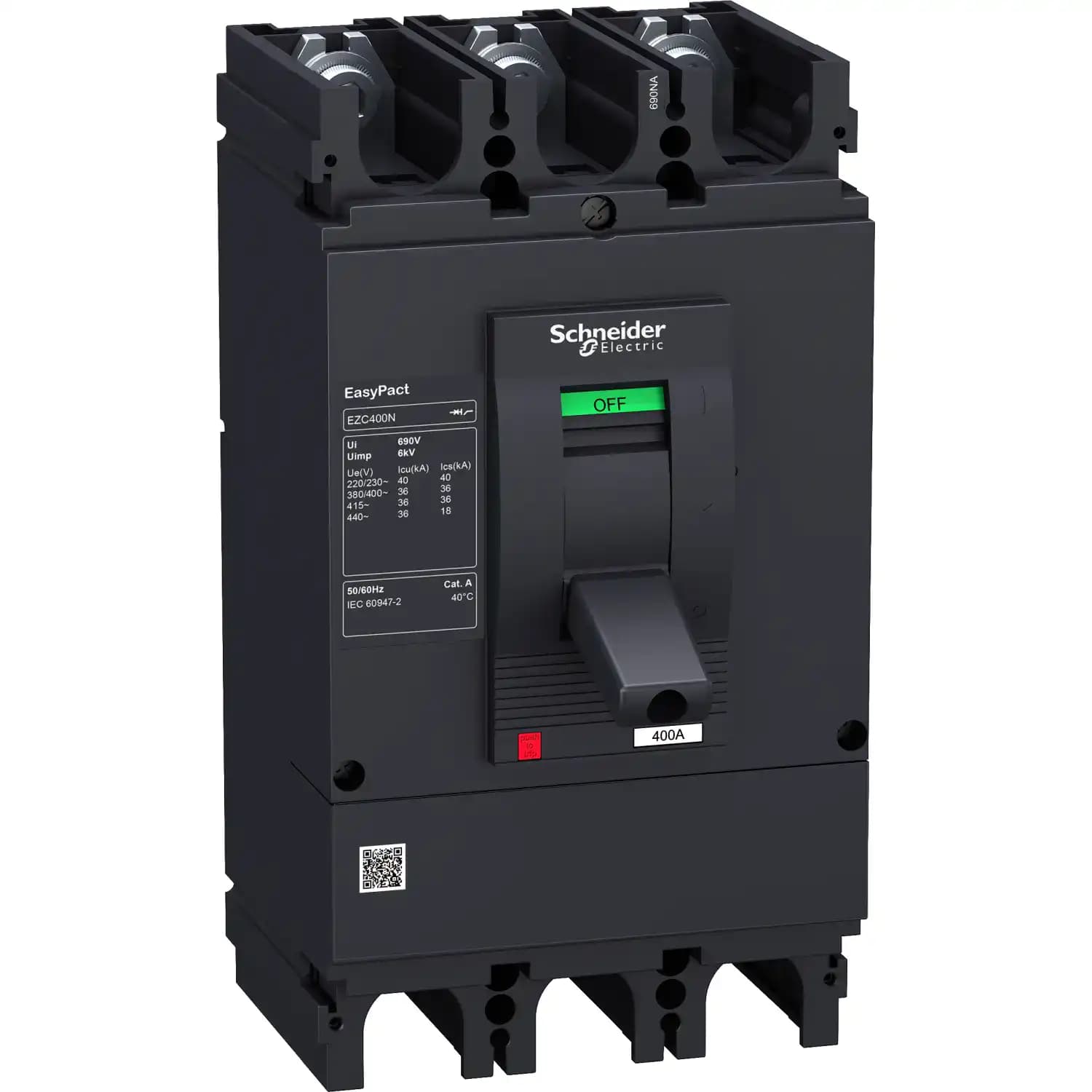 کلید اتوماتیک 630 آمپر 50 کیلو آمپر الکترونیکی سری NSX630N اشنایدر
