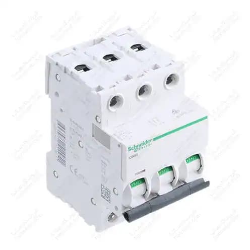 کلید مینیاتوری 3 پل 32 آمپر 6 کیلو آمپر C32 اشنایدر