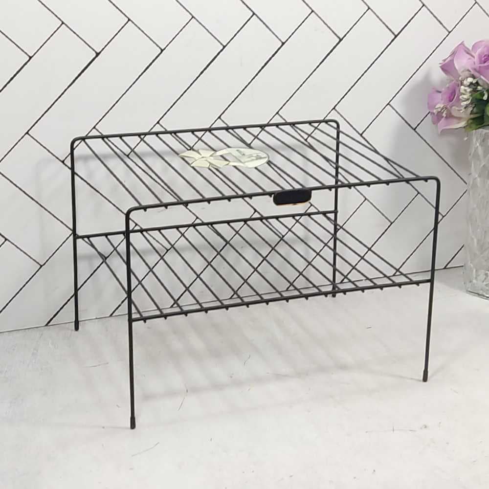 راف 2 طبقه استاتیک SB50250 مشکی ایده سازان (10) ارسال نیمه رایگان