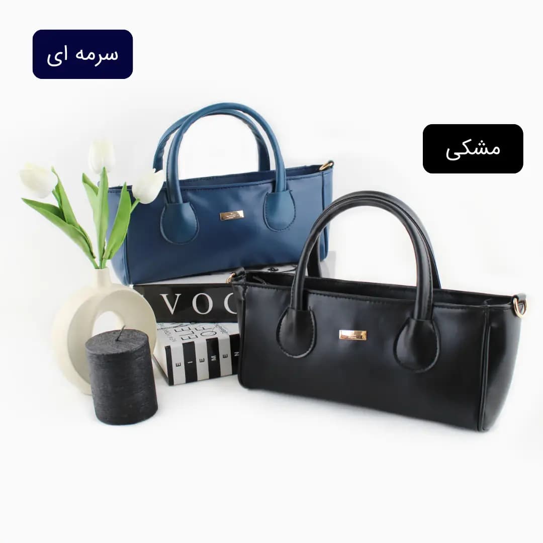کیف زنانه دستی جدید شیک رنگ مشکی با ارسال رایگان