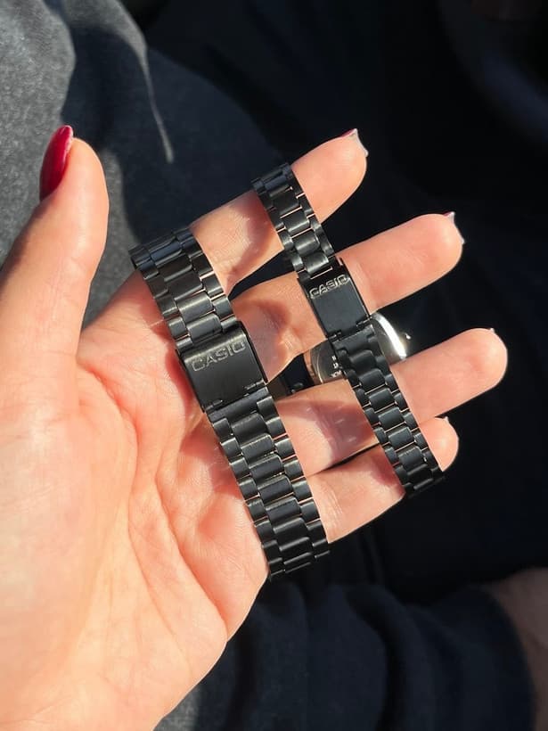 ساعت ست کاسیو اولدمانی سورمه ای casio oldmoney کد ۹۷۲۶ — تصویر ۴
