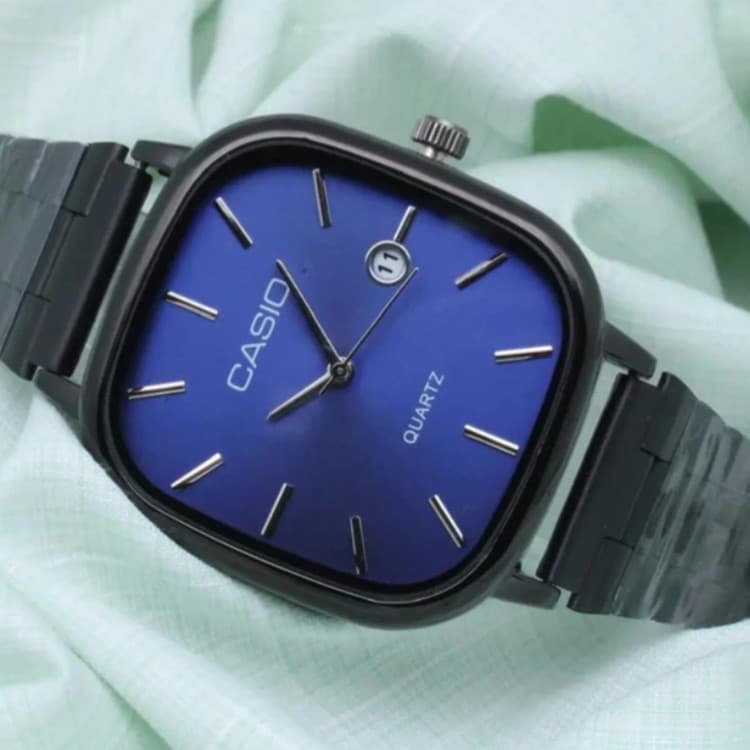 ساعت ست کاسیو اولدمانی سورمه ای casio oldmoney کد ۹۷۲۶ — تصویر ۵