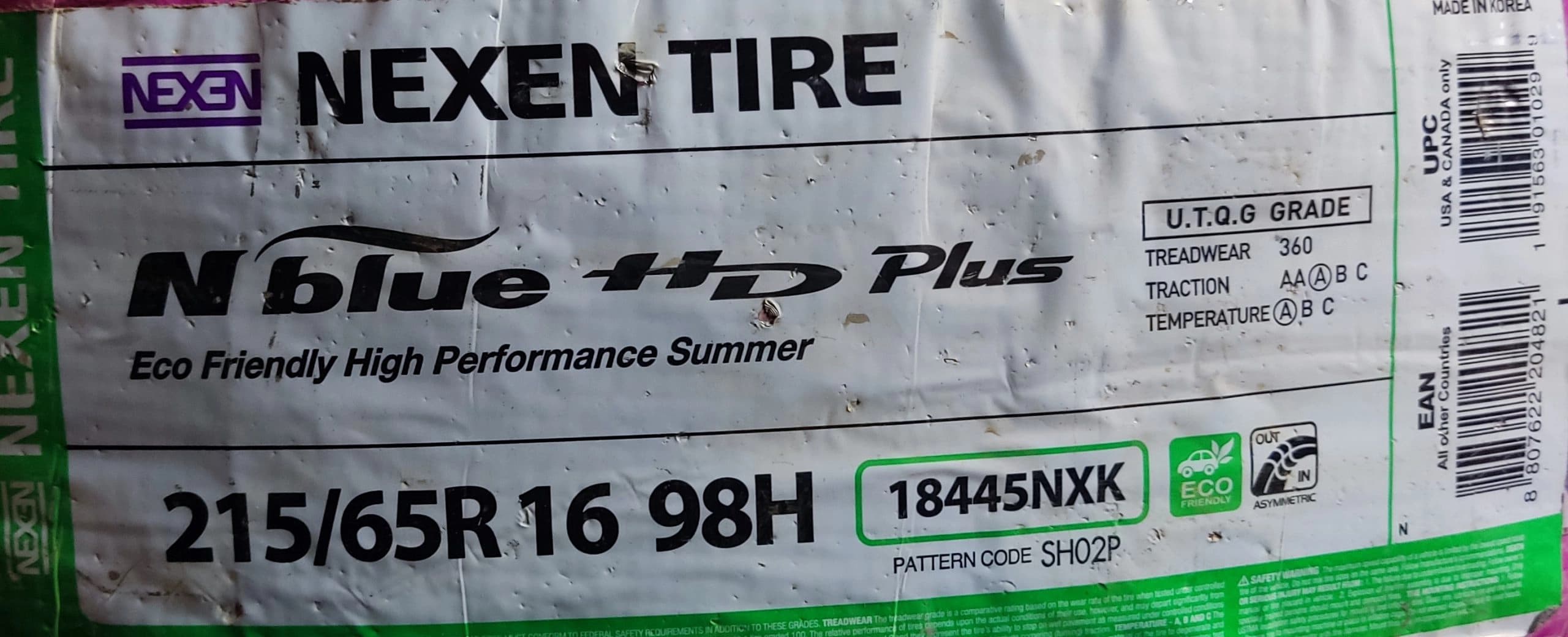 لاستیک نکسن مدل NBLUE HD+ سایز 215/65R16 — تصویر ۳