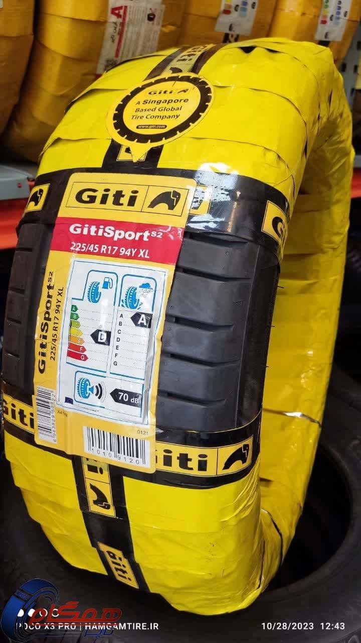 لاستیک جی تی مدل S2 سایز 225/45R17 — تصویر ۲