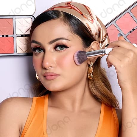 پالت رژگونه هایلایتر کرکتر مدل C-A201 — تصویر ۵