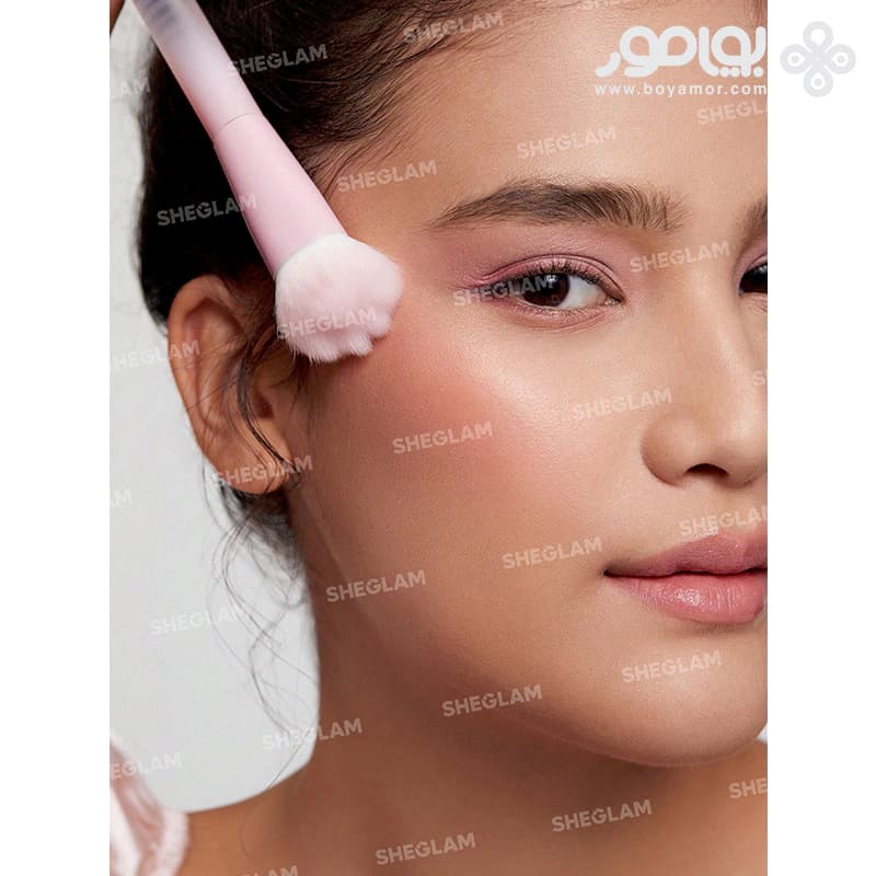 براش رژ گونه مایع شیگلم مدل پنجه گربه ای COLOR BLOOM — تصویر ۴