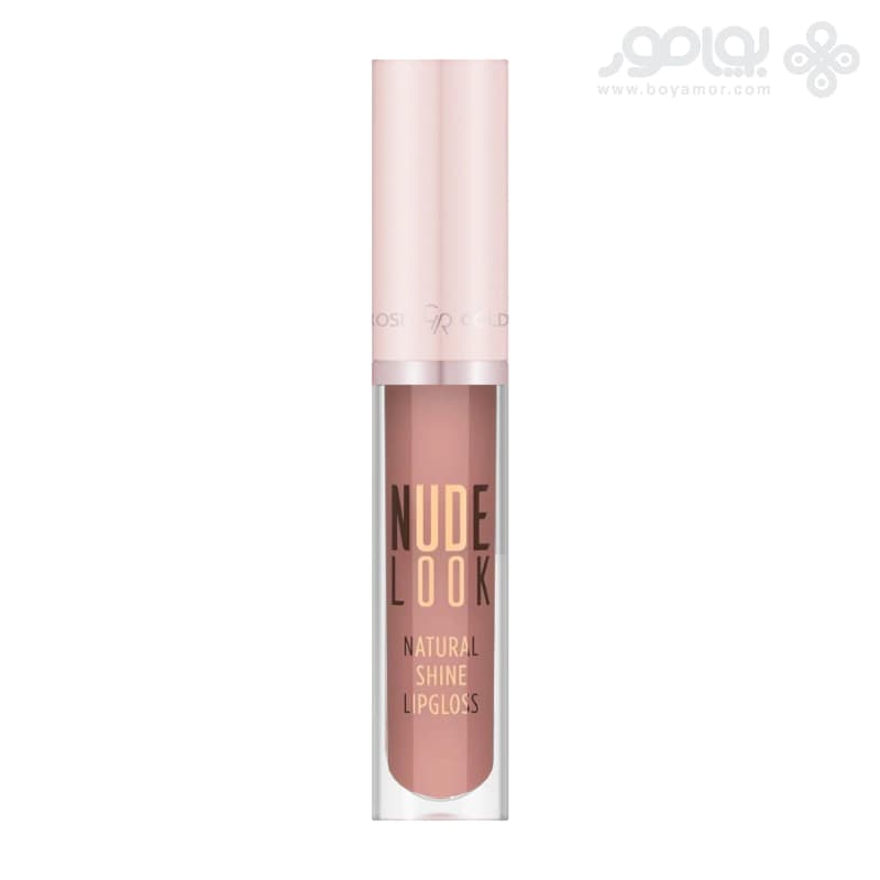 رژ لب مایع براق گلدن رز مدل NUDE LOOK شماره 01 رنگ NUDE DELIGHT