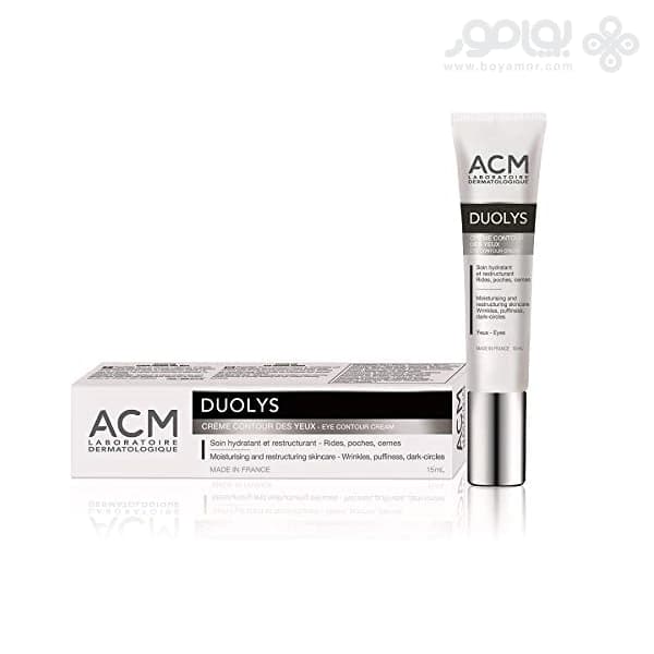 کرم دور چشم مرطوب کننده و بازسازنده ای سی ام مدل DUOLYS — تصویر ۲