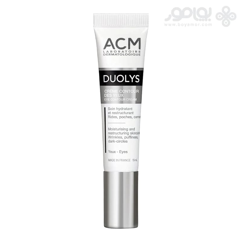 کرم دور چشم مرطوب کننده و بازسازنده ای سی ام مدل DUOLYS