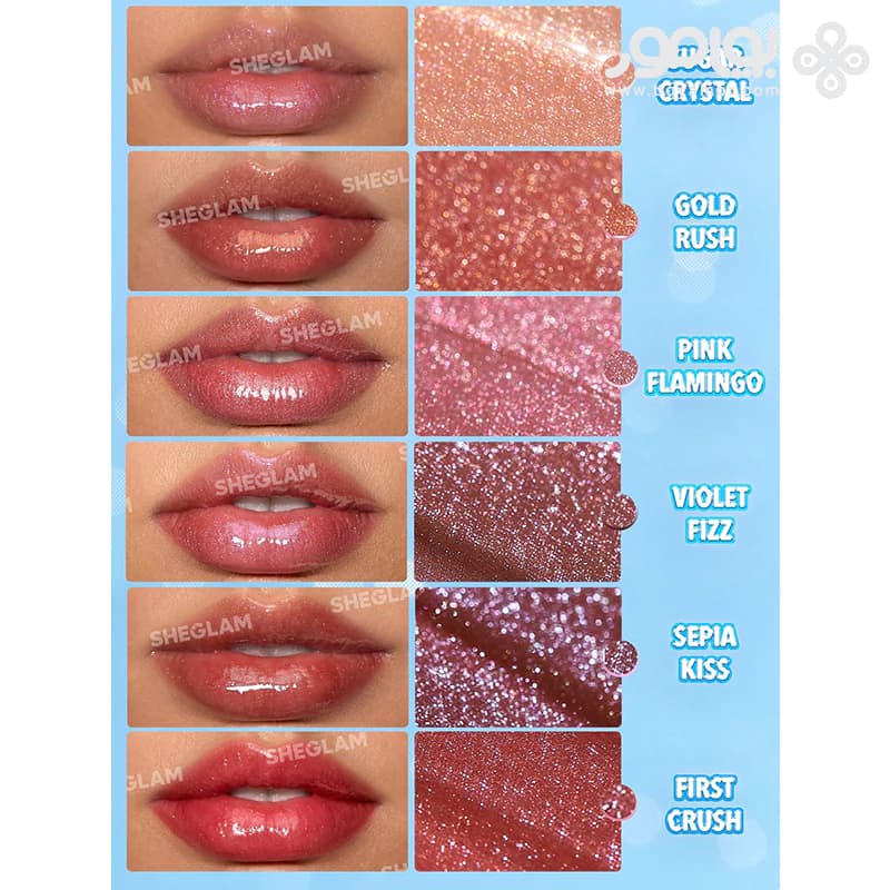 لیپ پلامپر اکلیلی شیگلم مدل POUT PERFECT رنگ VIOLET FIZZ — تصویر ۴