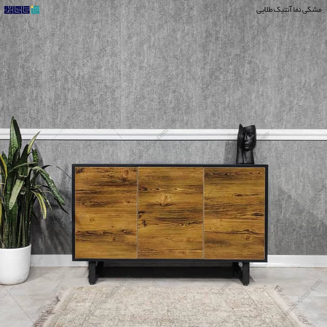 میز کنسول جدید و مدرن پایه فلزی ساده مدل آیلار — تصویر ۳