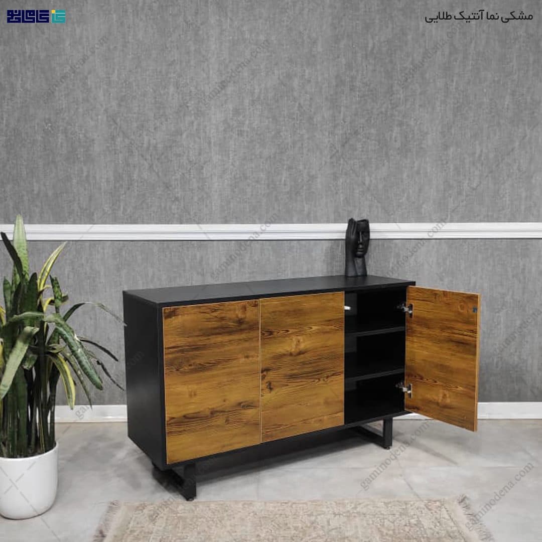 میز کنسول جدید و مدرن پایه فلزی ساده مدل آیلار — تصویر ۴