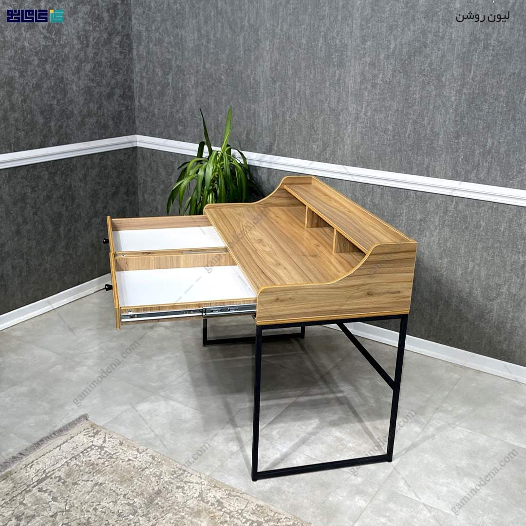 میز تحریر دخترانه فلزی مدرن مدل کایا — تصویر ۴