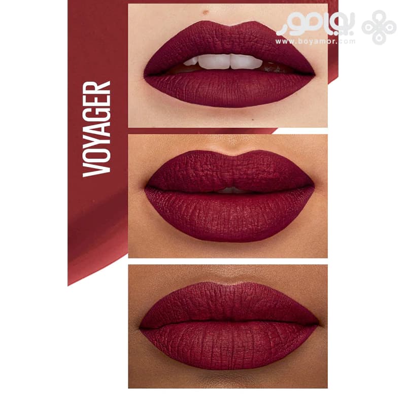 رژ لب مایع مات میبلین سوپر استی مدل MATTE INK شماره 50 رنگ VOYAGER — تصویر ۲