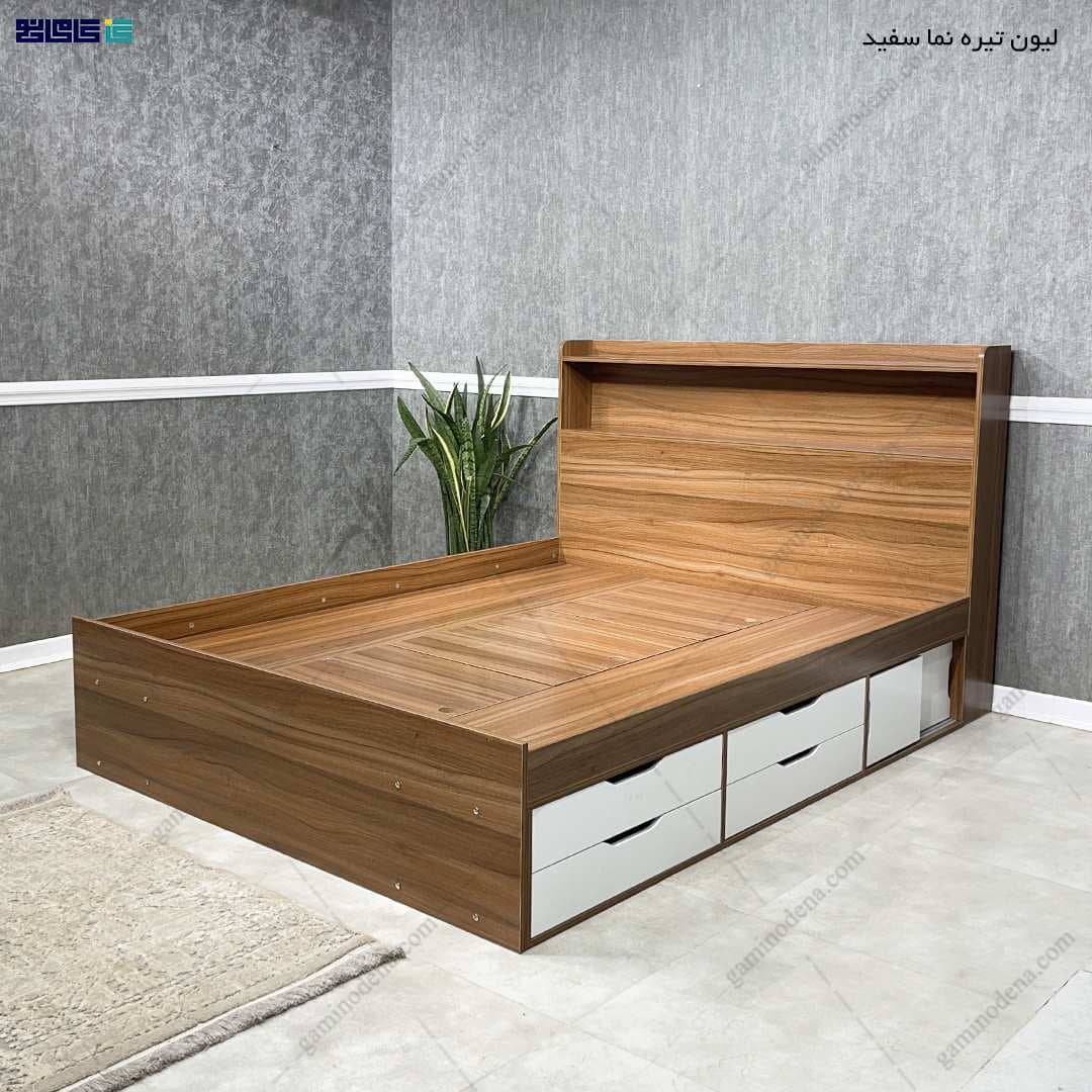 تخت خواب دخترانه جوان باران دو نفره — تصویر ۳
