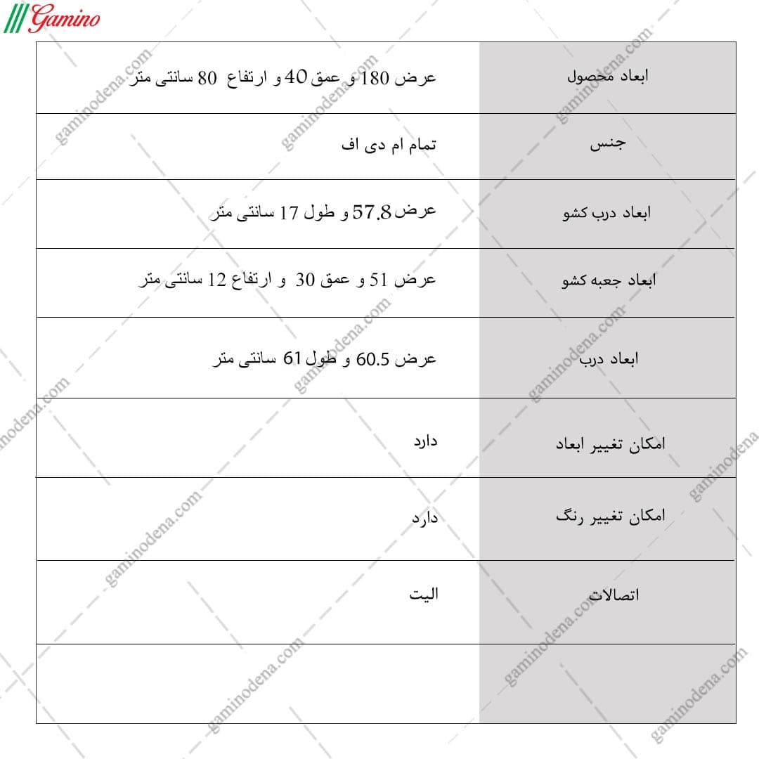 میز کنسول جدید و مدرن کشو دار پذیرایی مدل آذین — تصویر ۶