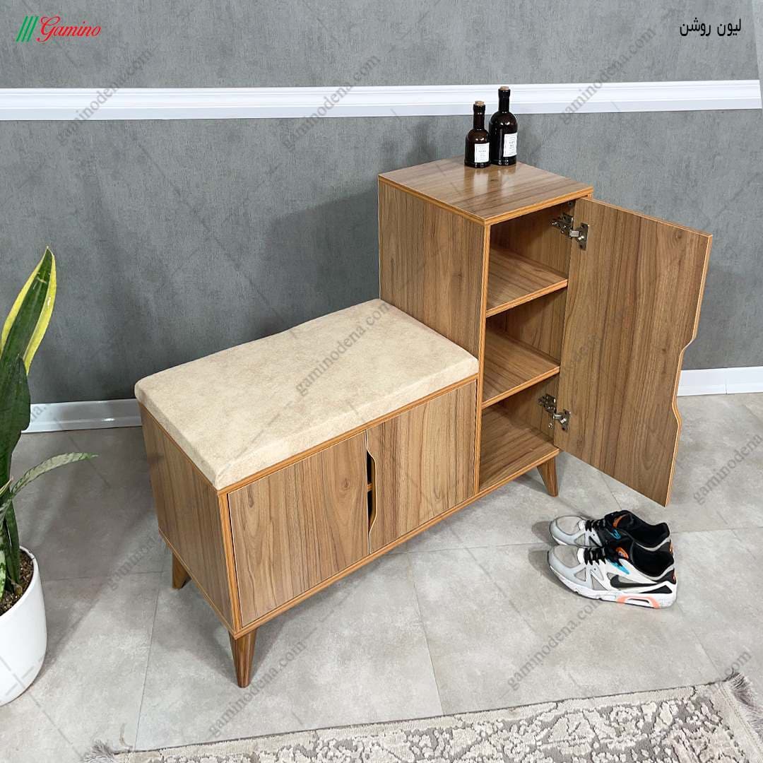 جاکفشی جالباسی نشیمن دار آپارتمانی مارینا — تصویر ۴