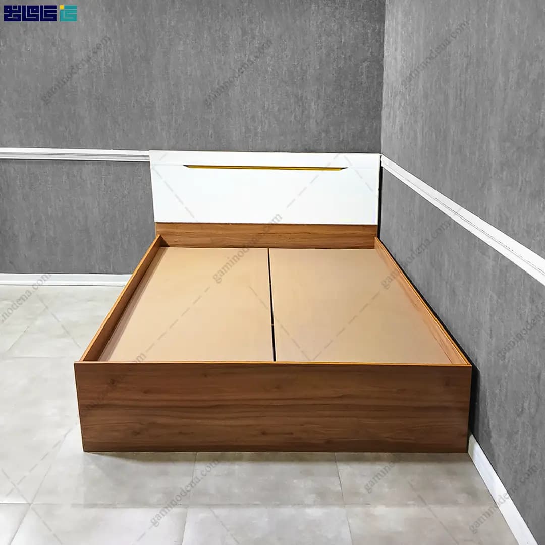 تخت خواب کشودار دخترانه لاکچری آلوا دو نفره — تصویر ۳