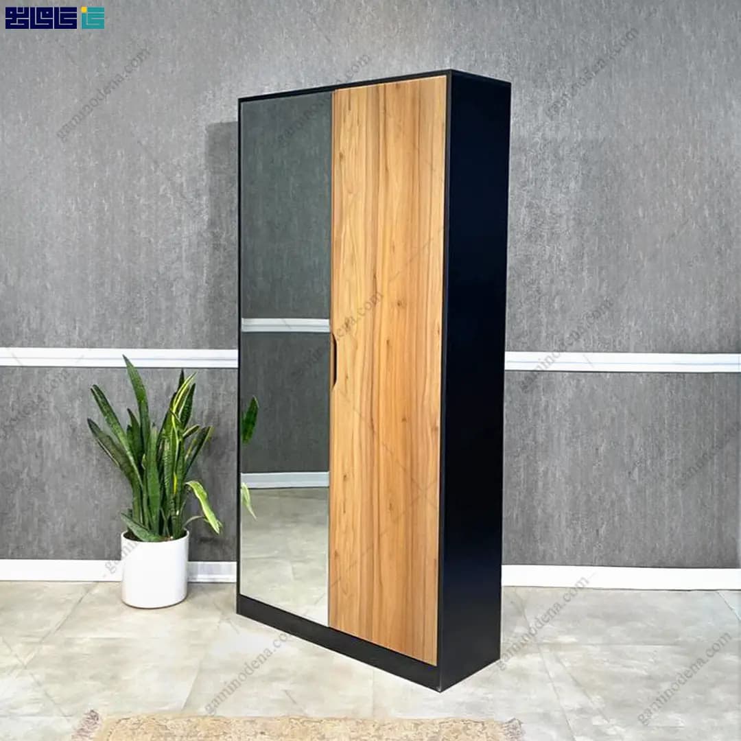 جاکفشی ایستاده آینه دار دیواری ماهور — تصویر ۵