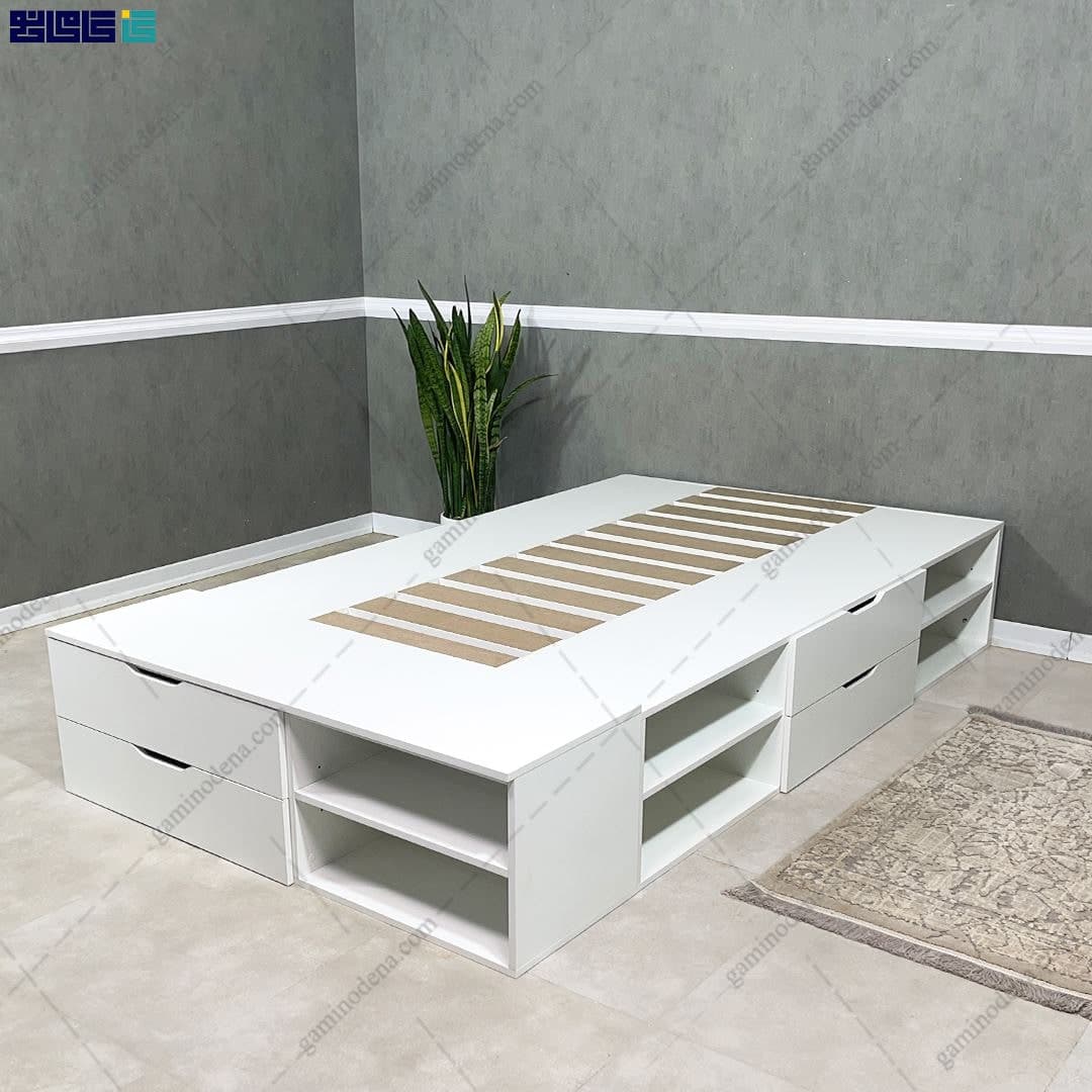 تخت خواب مدرن دخترانه ورتا دو نفره