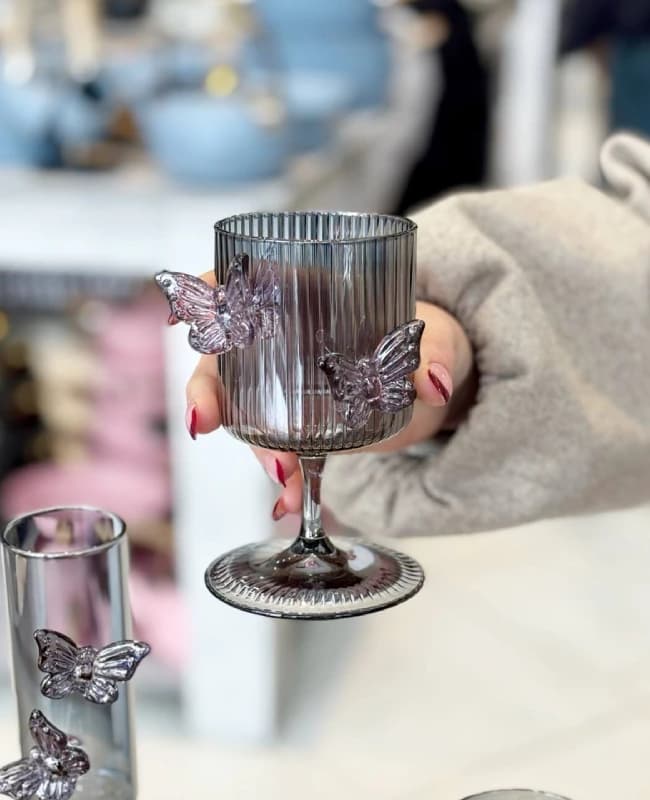 دسرخوری پیرکس رنگ دودی کد KIT-1112