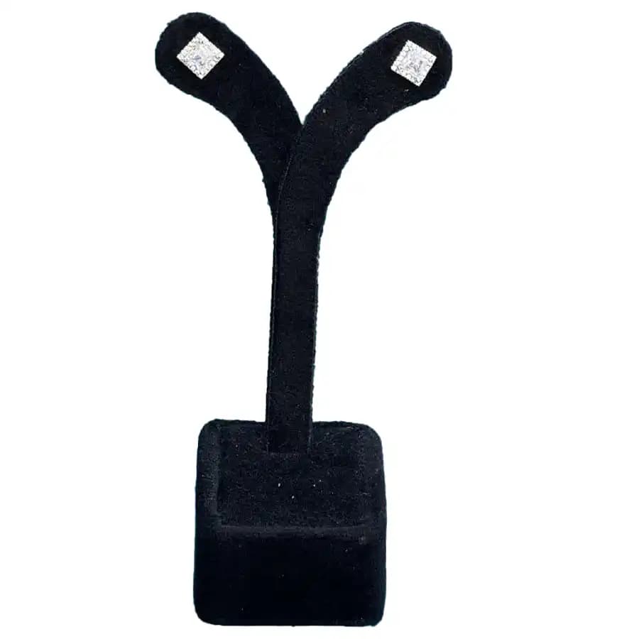 گوشواره میخی مدل تک نگین
