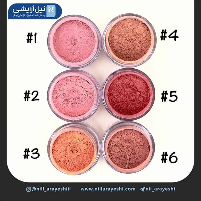رژگونه نمکدونی پد دار پاپیون دار هدی موجی کد B – 148 — تصویر ۳
