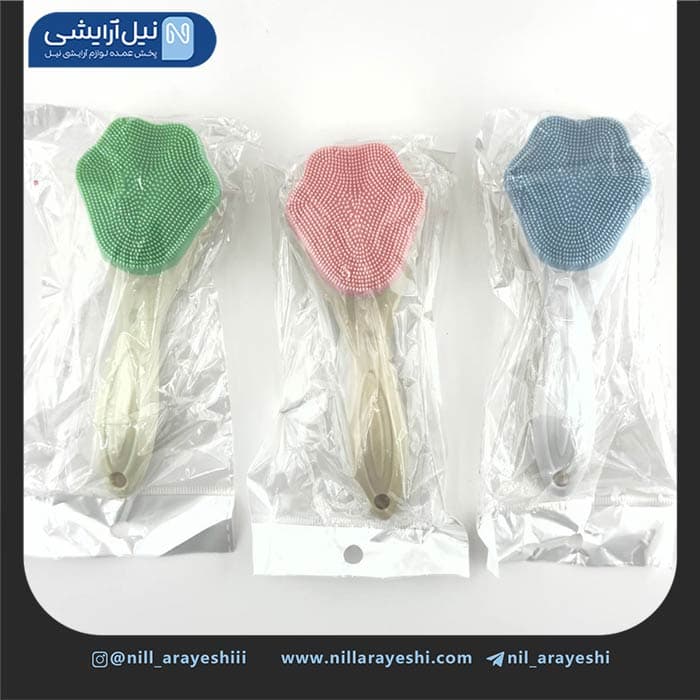 فیس براش دستی پنجه گربه دسته دار — تصویر ۳