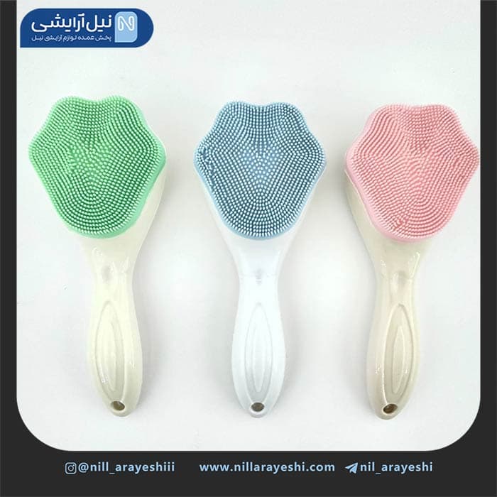 فیس براش دستی پنجه گربه دسته دار