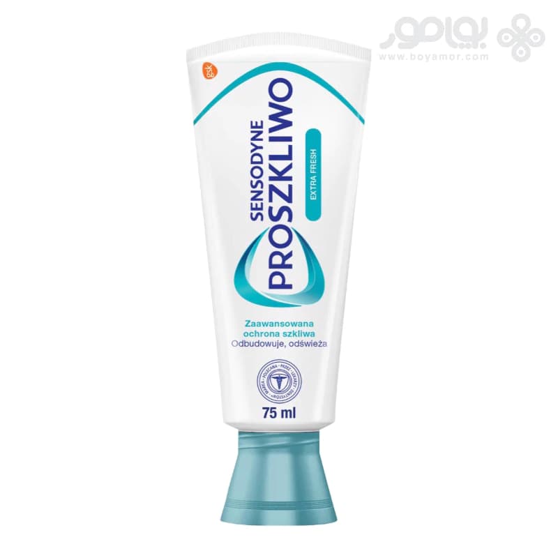 خمیر دندان ترمیم کننده سنسوداین پرو نمل مدل EXTRA FRESH حجم 75 میل — تصویر ۲