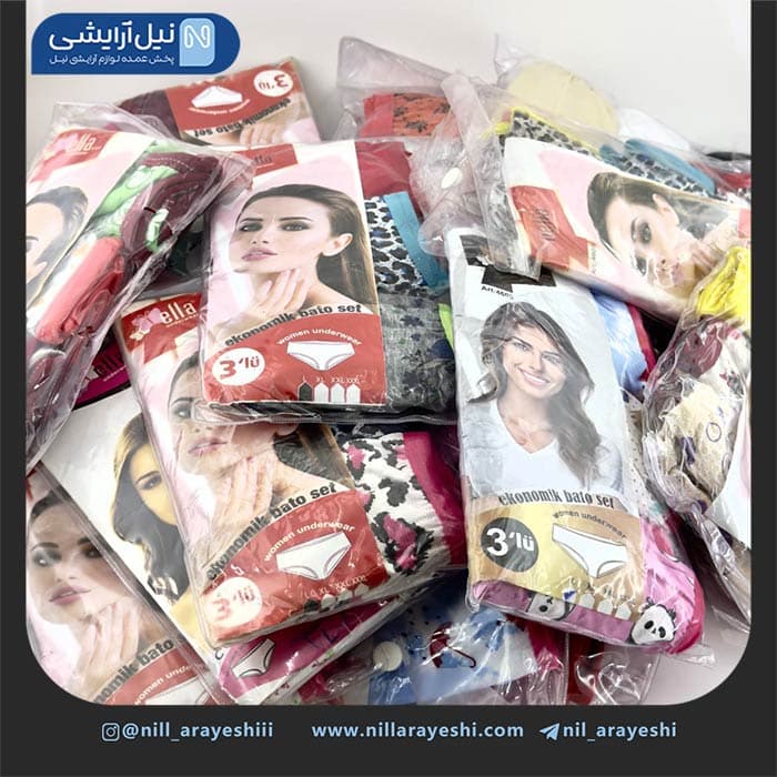 پک شورت نخی فانتزی سه عددی ( L ) — تصویر ۲