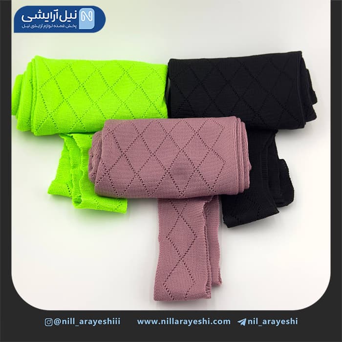 تاپ زنانه بافت ساده رنگی ( لوزی ) — تصویر ۳