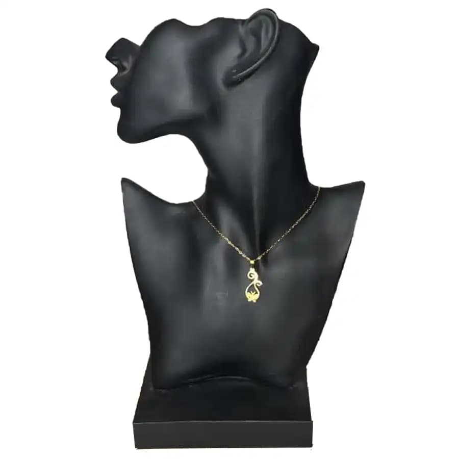 گردنبند استیل طرح پروانه