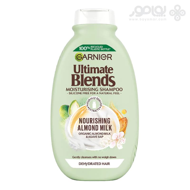 شامپو آبرسان گارنیر مدل NOURISHING ALMOND MILK حجم 400 میل