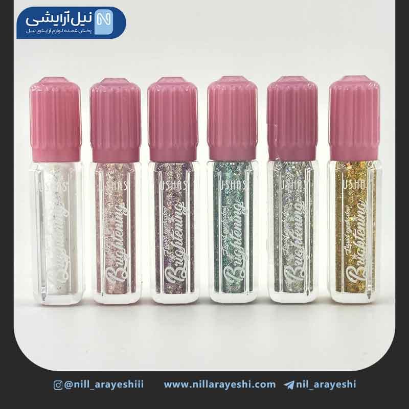 گلیتر مایع صورت و بدن یوشاس کد lg2498 — تصویر ۲