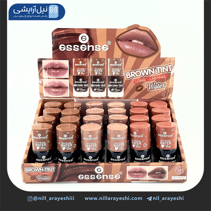 تینت لب قهوه ای اسنس کد gb101
