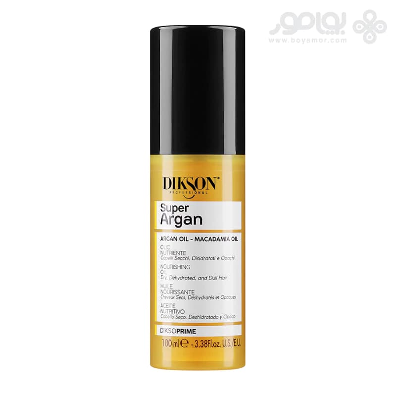 روغن آرگان دیکسون پرایم SUPER ARGAN حجم 100 میل