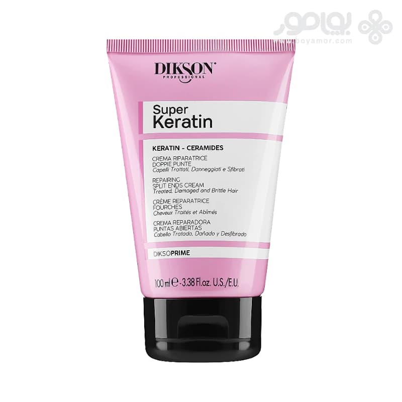 کرم ترمیم کننده و ضد موخوره دیکسون پرایم SUPER KERATIN حجم 100 میل