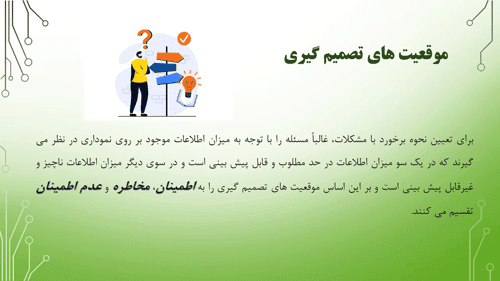 پاورپوینت تصمیم گیری و حل مسئله (13445) — تصویر ۳